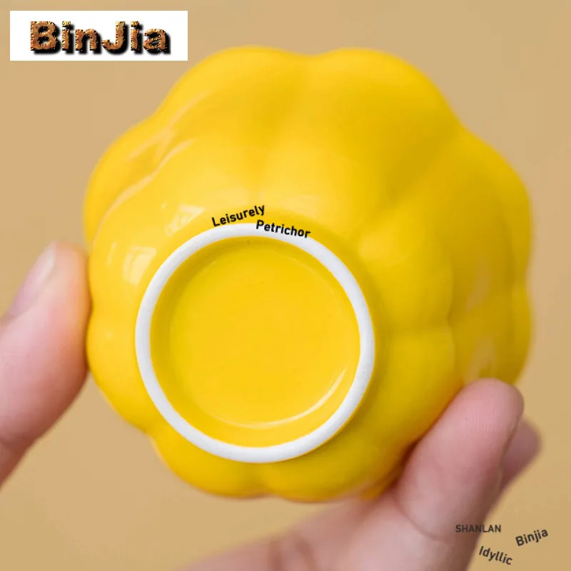 60 مللي رسمت باليد الاغتصاب زهرة فنجان الشاي وعاء الشاي التقليدي لطيف كوب الشاي تذوق كوب شخصي Jianzhan ماستر أكواب خدمات الشاي #5