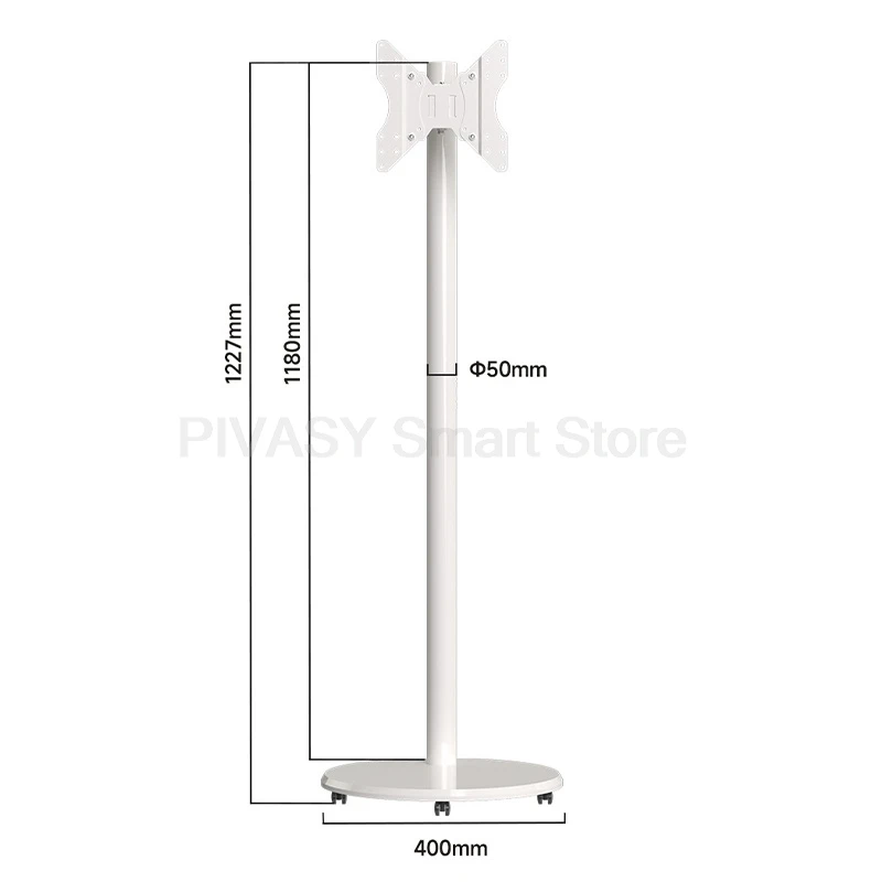 17-43 インチテレビ水平垂直画面回転ベース穴あけなしガールフレンドマシンモニターモバイルスタンド頑丈な耐久性