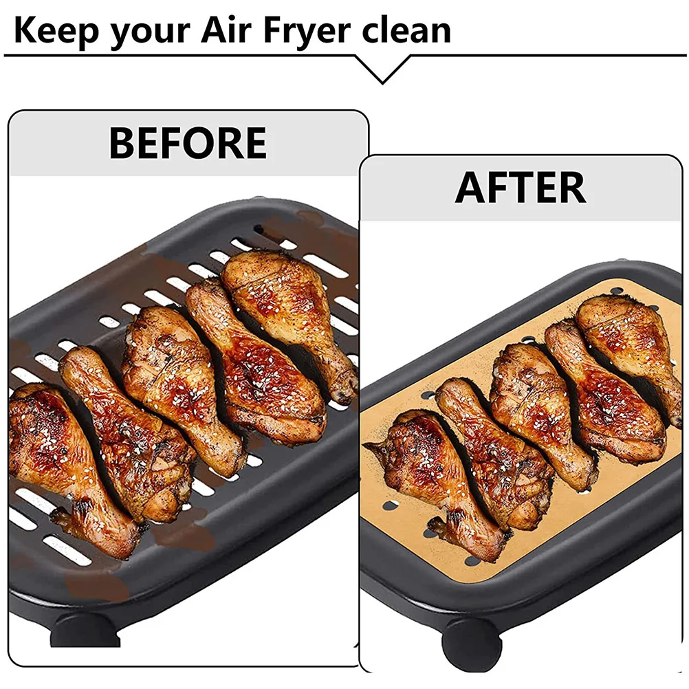 

Oil Absorbing Baking Paper Kitchen Parchment Portable Grill Nonstick Bread Pan Reusable Silicone Coated Grease Proof Food