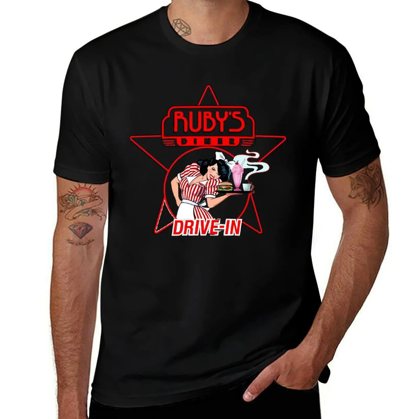 Ruby&x27;s Diner Resto T-Shirt Moisture Wicking Quick Dry Tee