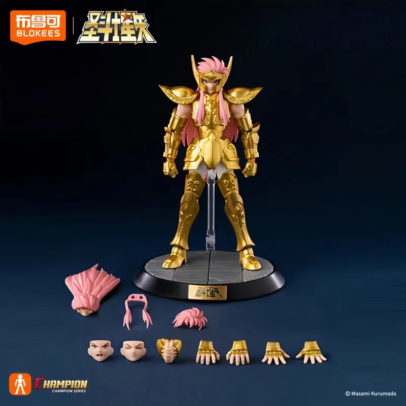 Nowe figurki akcji Blokees Saint Seiya KLASA CHAMPION Anime Cygnus Wodnik Strzelec Model Ozdoby Prezenty Zabawki Niespodzianki