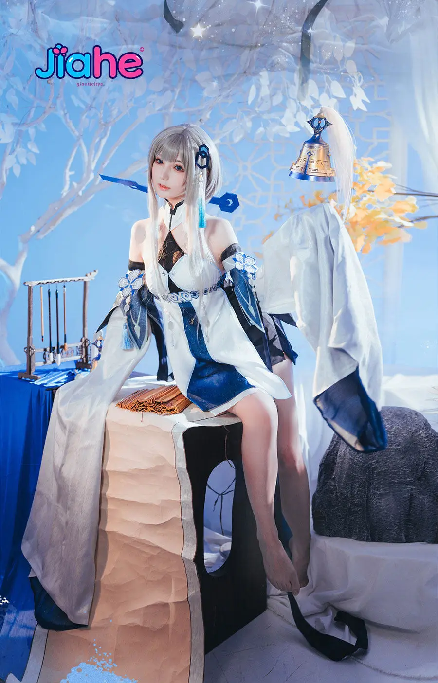 Guizhong Game Genshin Impact Cosplay Costume Gorgrous Sweet Uniform Dress Halloween Carnival Party Role Play Clothing Girl Woman - view 4