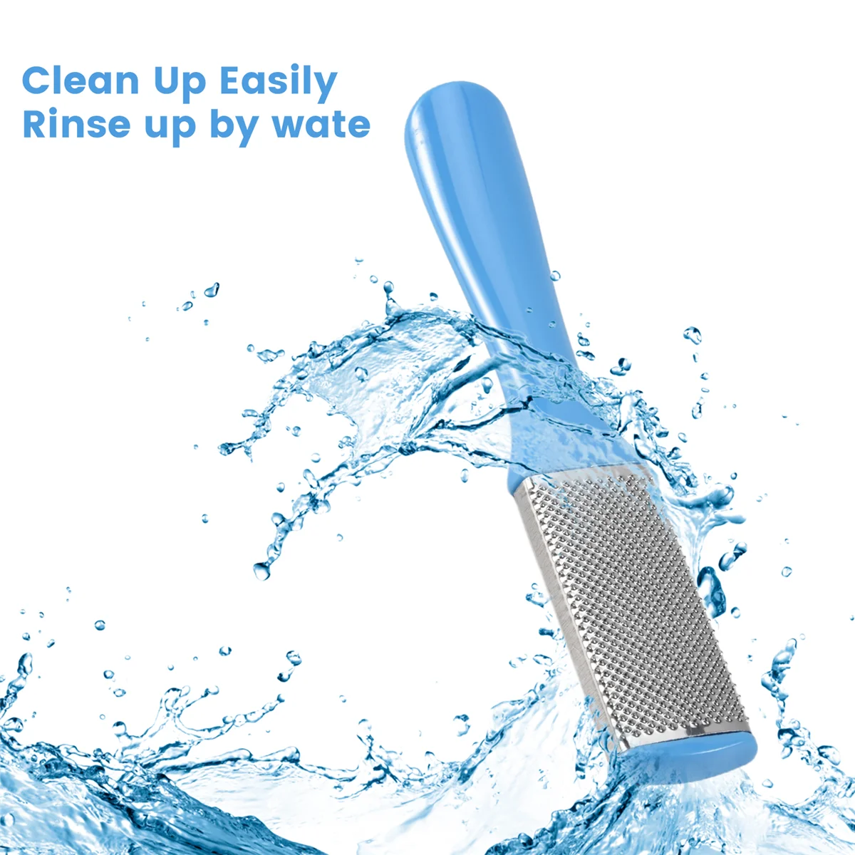 Lima profesional para pies de doble cara, rallador de talón, removedor de callos de piel muerta dura, Lima de pedicura, 1 piezas