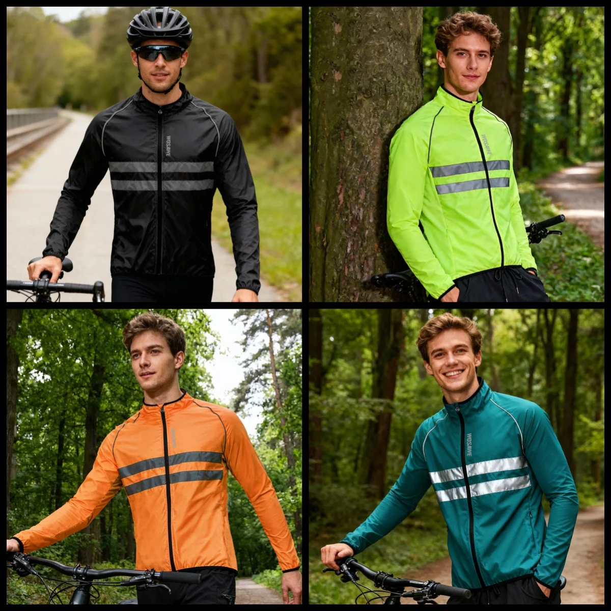 WOSAWE Men Cycling Windbreaker - đánh giá và giá Cycling Commuter Jacket