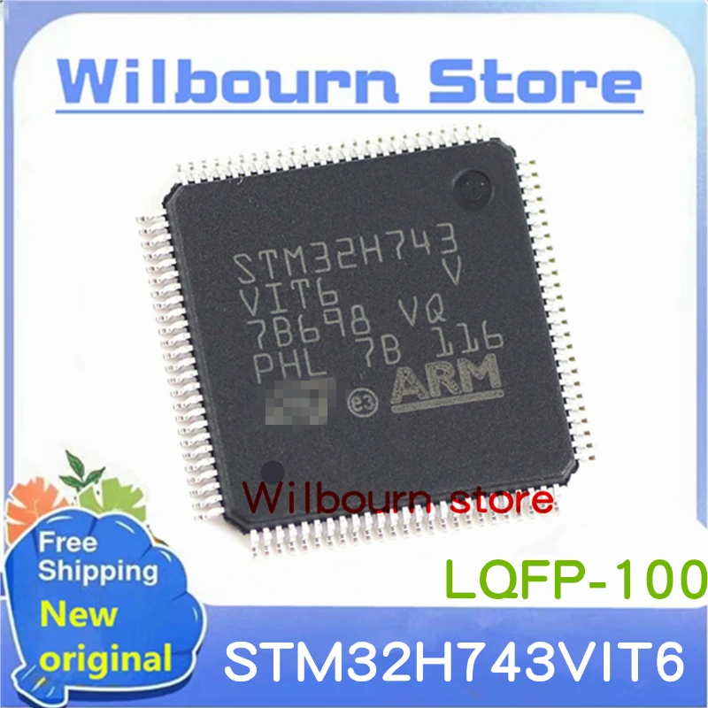 2PCS~10PCS/LOT STM32H743VIT6 STM32H743 VIT6  QFP100 New original