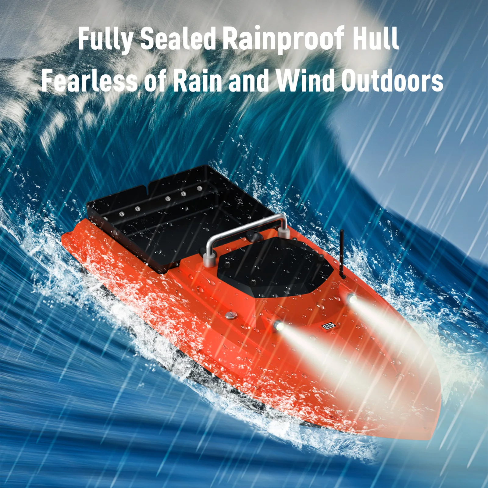 

RC Bait Boat for Fishing GPS High-Speed High-Power Bait Boat with Dual Antenna Auto-Release for Fishing