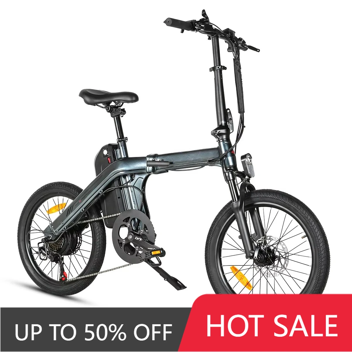 

JYF 250W 7-speed electric city bicycle aluminum alloy frame folding electric bicycle with 20ah lithium battery