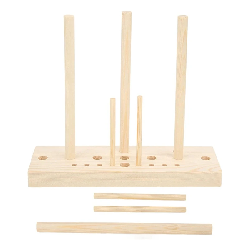 Bows Ribbon Making Tool Bow Wooden Maker Board Sticks Kit For Bows DIY Crafts