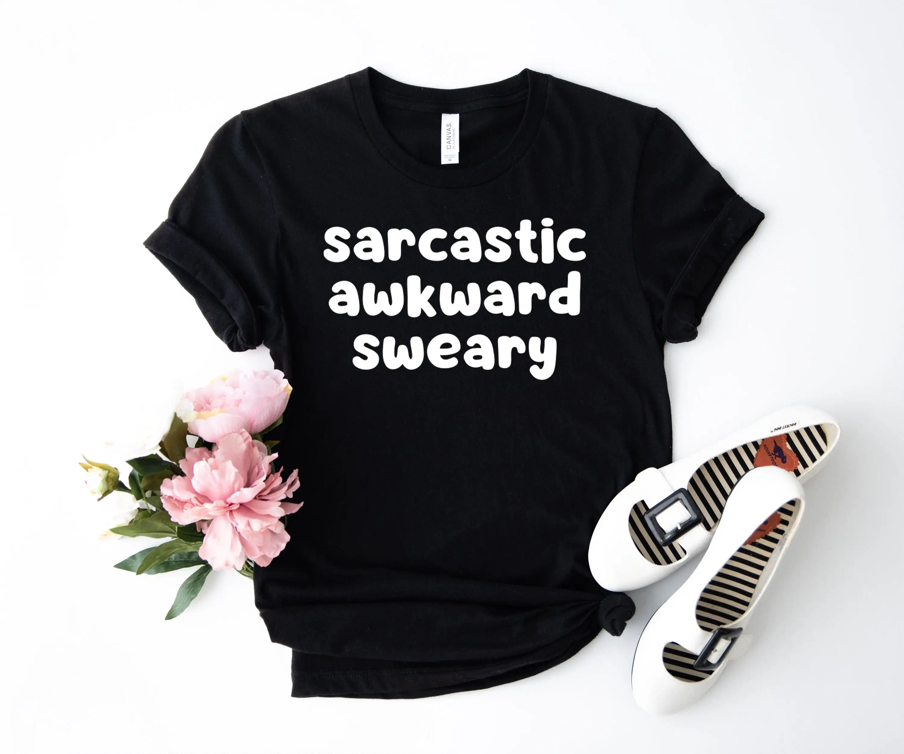 Sarcastic Awkward Sweary Quote T Shirt Introvert Sassy Offensive Gift Quotes Sarcasm Girl