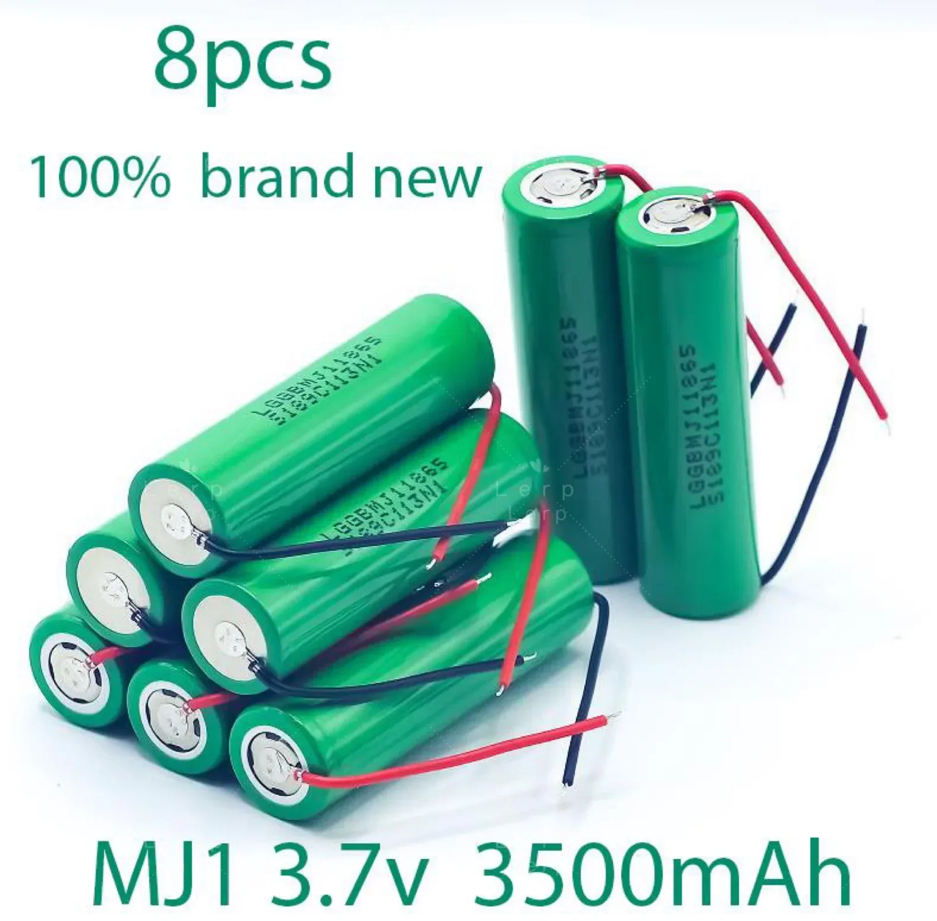 new 18650 MJ1 3.7V 3500mAh rechargeable lithium battery, high-power discharge 30A, high current self-made