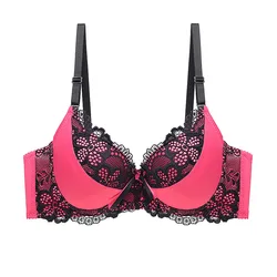 2023 New Style Sexy Lace Bra Chest Gathering Push Up Lingerie Make breasts beautiful Underwear B C Cup  Brassiere For women