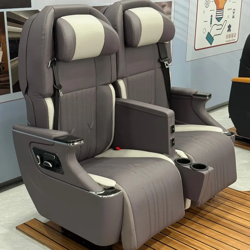 Custom Luxury Double-seater Aero Seat Modified Car Seat for BUS Motorhome Sprinter