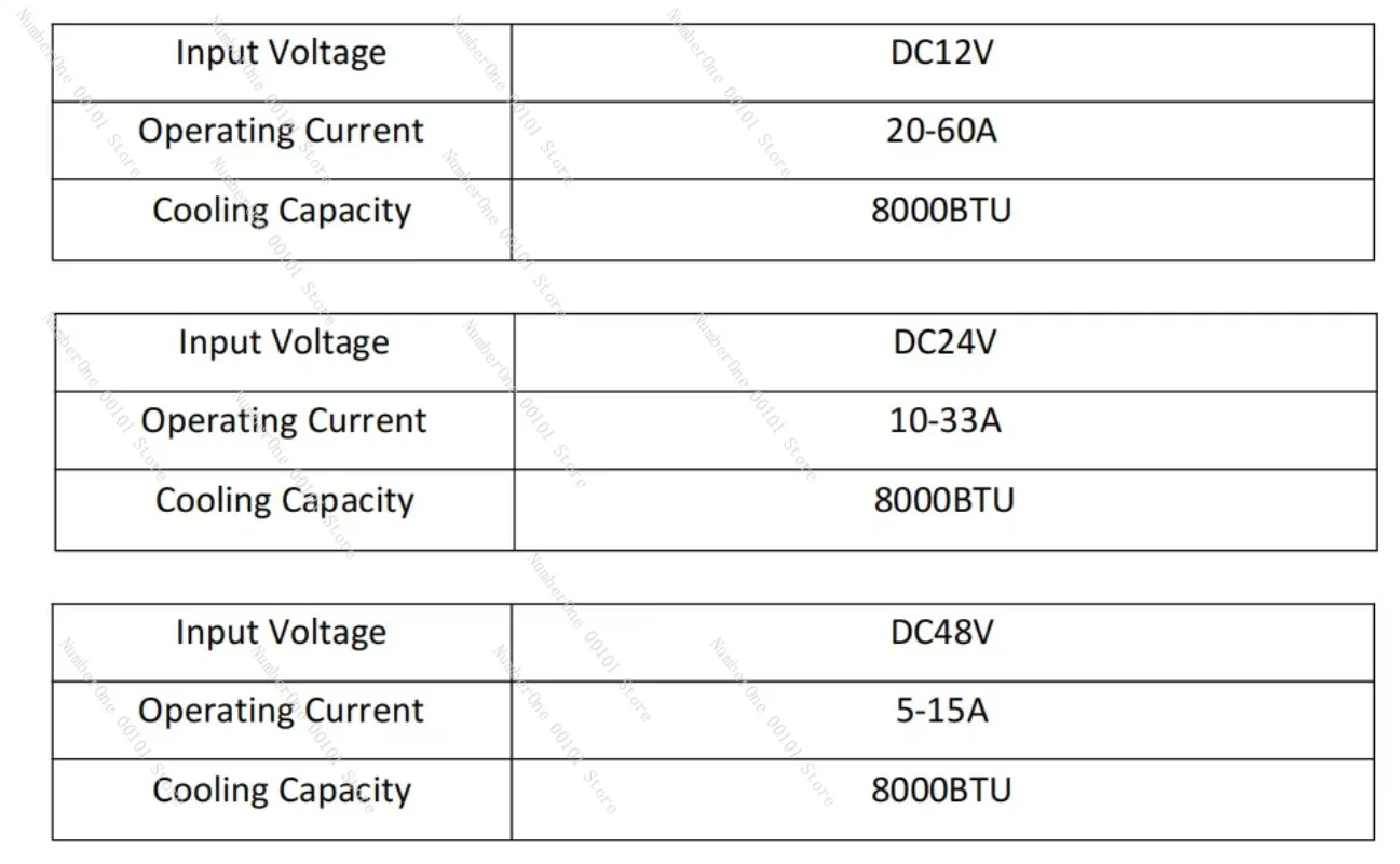 Variable Speed Inverter 12V RV Air Conditioner Universal Under Dashboard Workbench 24V 48V Marine Air Conditioner - view 4