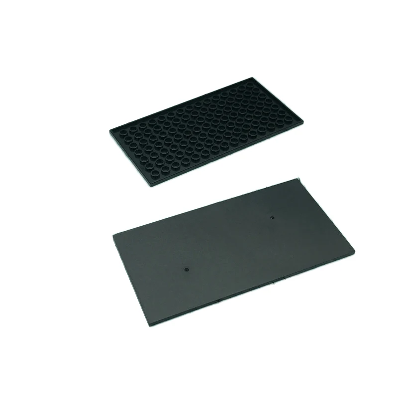 2 قطعة/الوحدة MOC البلاط 48288 بلاط 8x16 مع الأنابيب السفلية على الحواف متوافق 90498 4974 أجزاء اللبنات 4221750 4603646