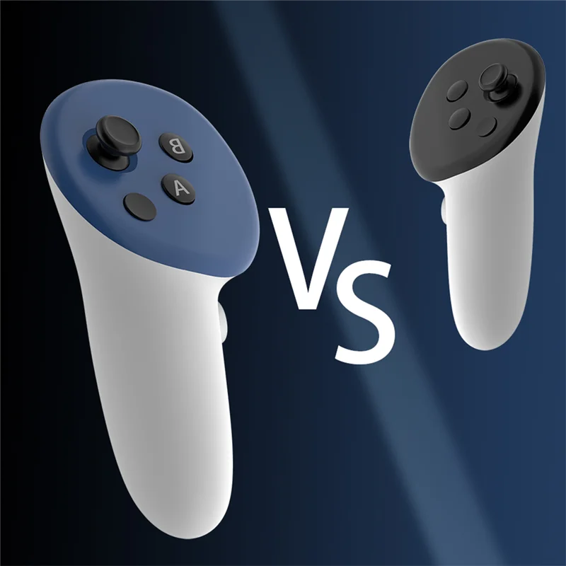 A98T VR Controller Handle Cover For Meta Quest 3 Anti-Collision Protection Cover VR Gamepad Controller Replacement Parts Silica