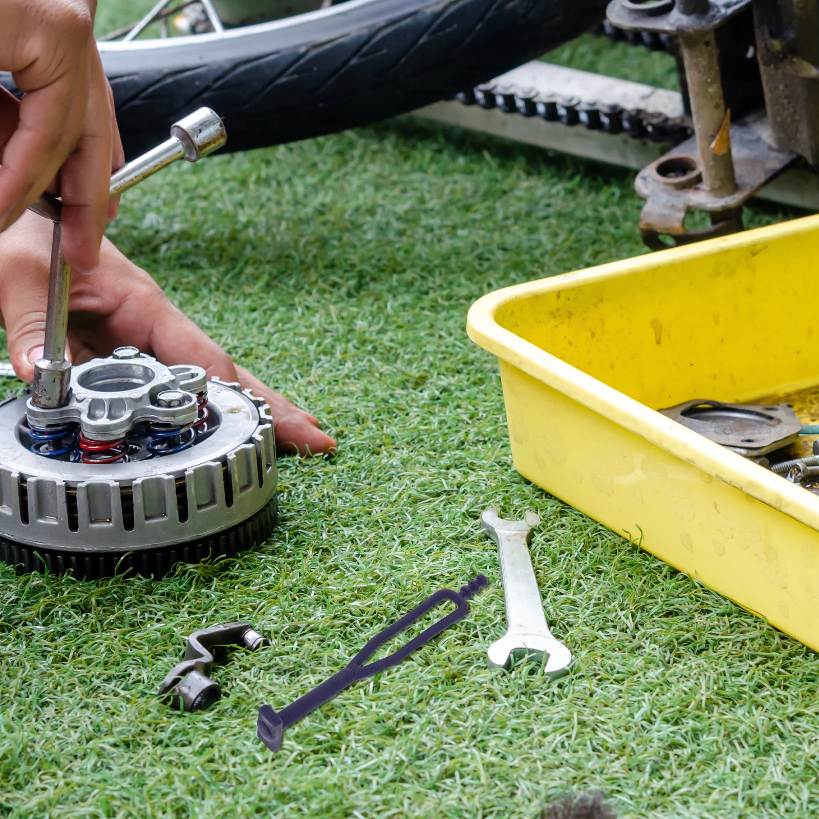 

Motorcycle Side Stand Strap Rubber Foot Support For Off-Road Motorcycles Durable Scooter Parts Replacement