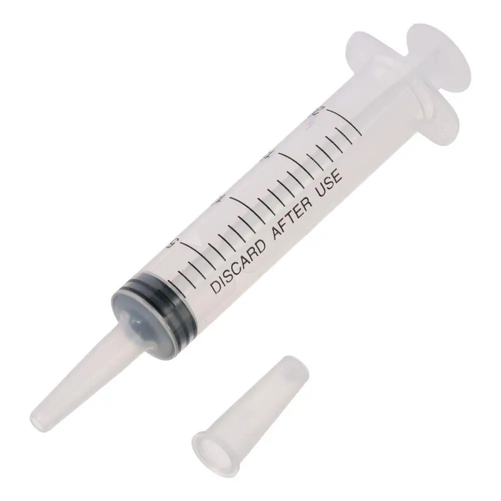 With Rubber Stopper 20ml Pump Measuring Large Plastic Feeding Syringe 60ml Large Capacity