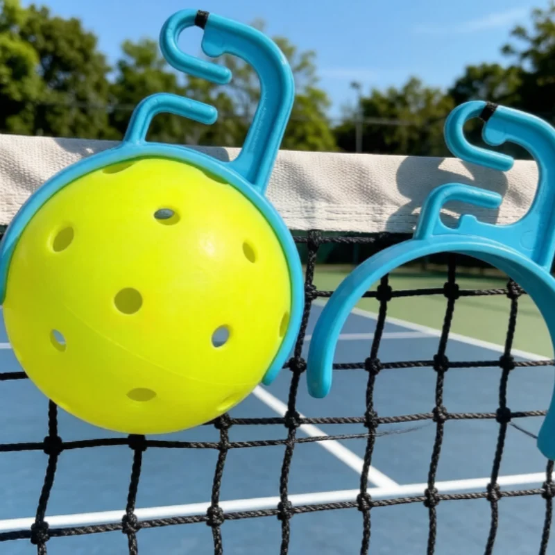 

Pickleball Net Clamp Accessories Durable Plastic Holder for Ball and Net Easy Installation Compatible with Most Pickleball Nets
