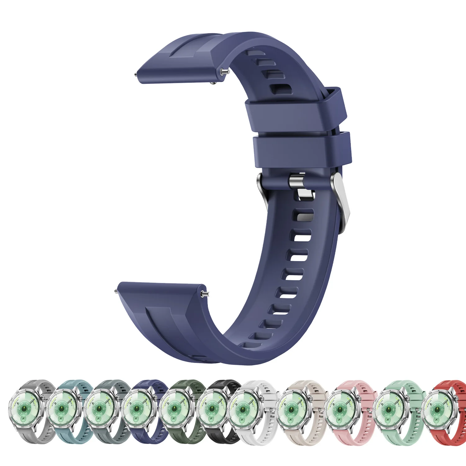 22mm Silicone Band For Amazfit Bip 6 5 Strap Replacement Bracelet For Amazfit Balance 2/Cheetah Round/Pro/GTR 4 3 2 47m/GTR 2e