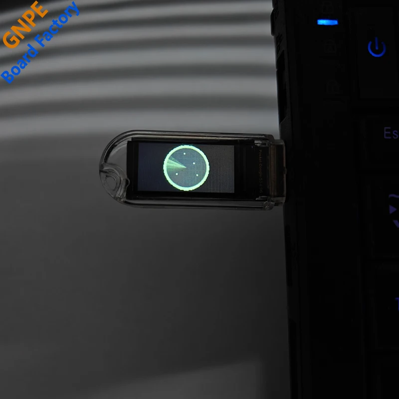 ESP32-S3 Papan Pengembangan Pocket-Dongle-S3 N16R8 Layar 0.96 Inci LCD Layar 0.96 Inci