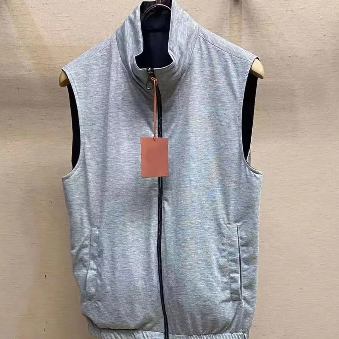 سترة LP كاجوال مقاومة للرياح مزدوجة الجوانب وياقة واقفة #1