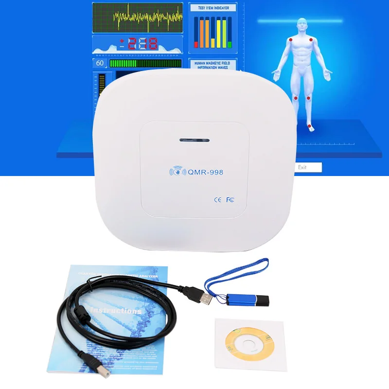 

QMR-998 Quantum Resonance Magnetic Analyzer Set Hand Touch Quantum Body Analyzer With 52 Reports For Sub-health Test