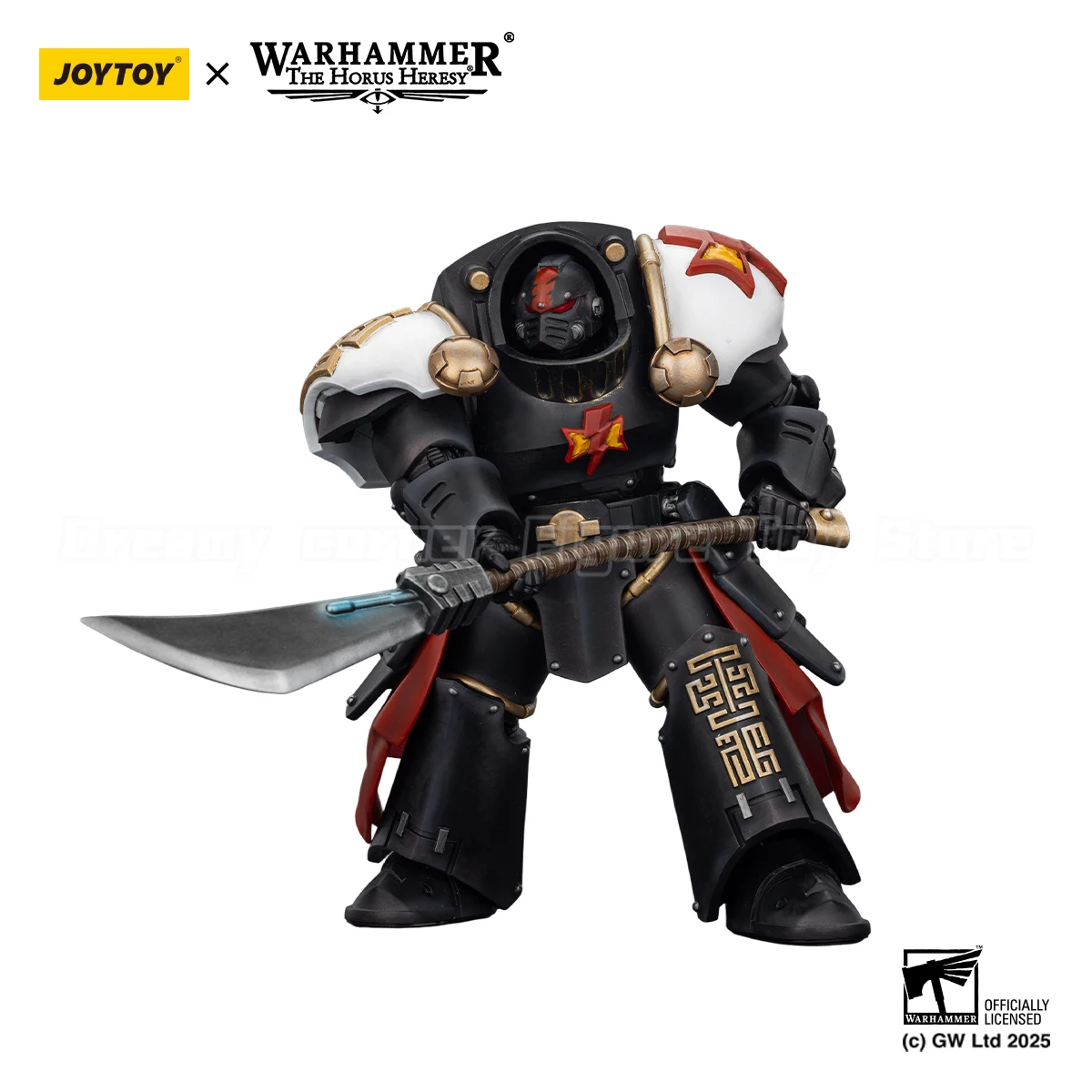 

В наличии: Фигурка JOYTOY Warhammer 40K White Scars Legion Praetor Ebon Keshig Terminator 1 и 2, масштаб 1/18