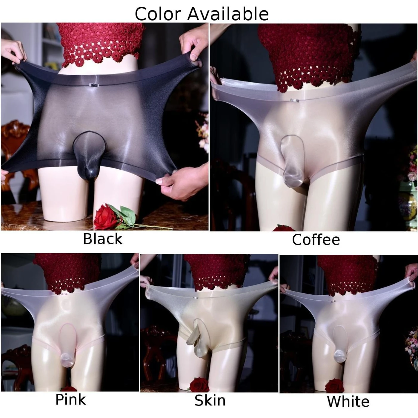 Короткое нижнее белье для мужчин, U-образная выпуклая сумка, ультратонкие трусы, мужские сексуальные плавки, дышащие трусы