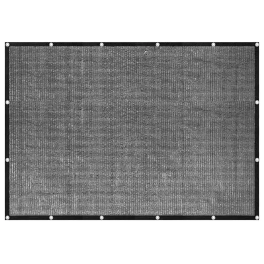 

[] 55 6.5 x 10 FT Shade Cloth Sun Shade Net with Grommets Sunblock Mesh Tarp for Garden Plants Cover Greenhouse and Patio