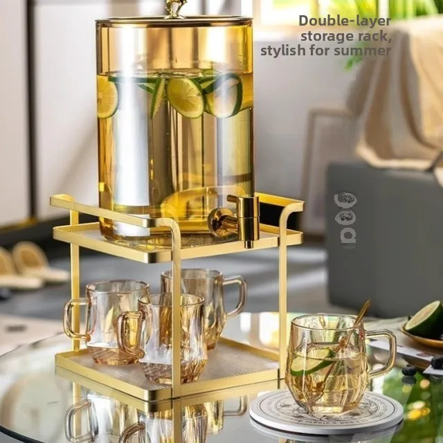 

High Aesthetic Metal elf Gold Silver Water Cup Ra Storage Holder for Water Kettle Batoom Organizer Decorative elf