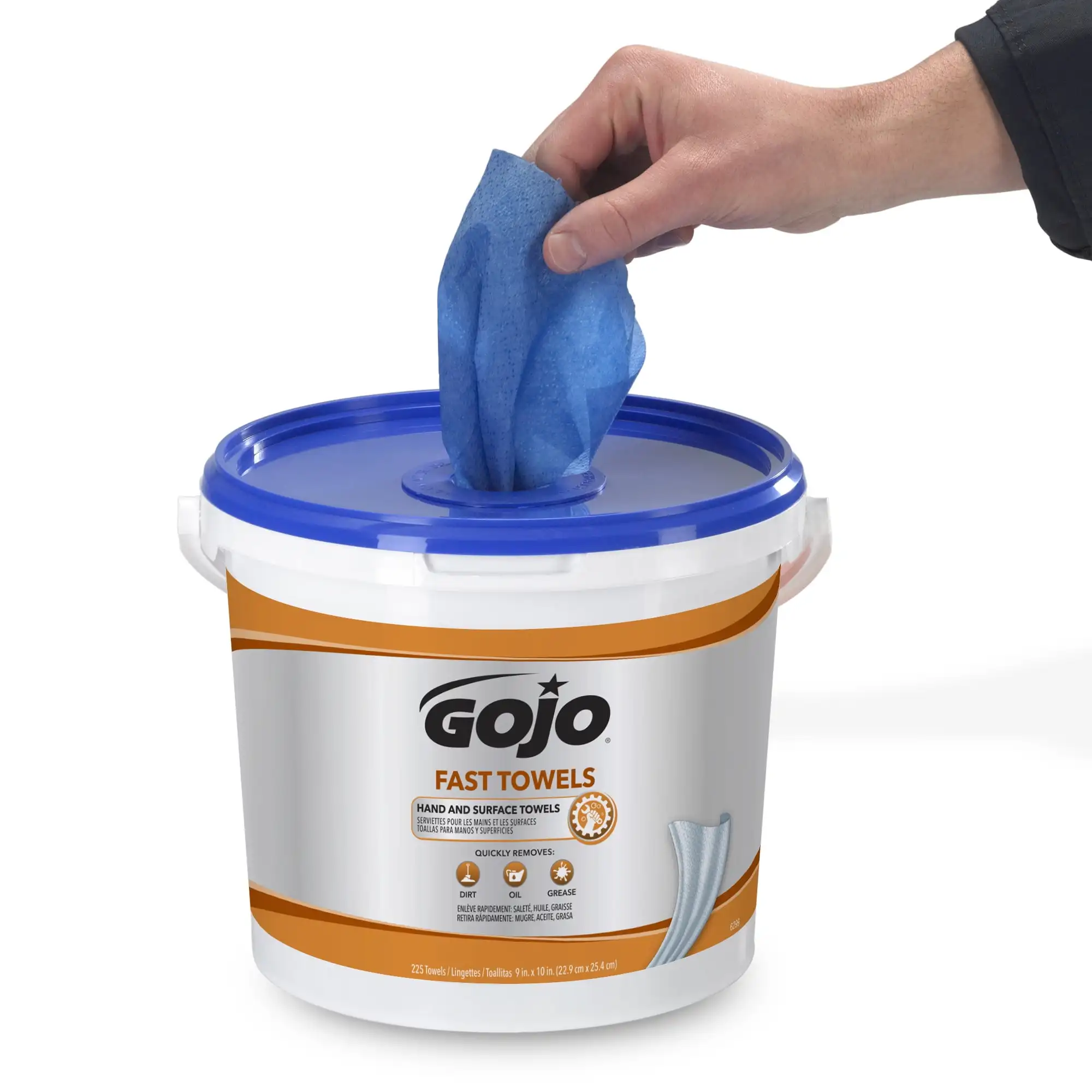 

GOJO ® Быстрые полотенца - ведро 225 г.