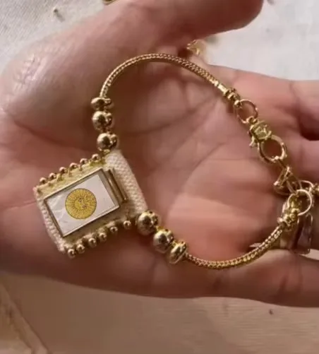 5 قطع مجوهرات كاثوليكية دينية مطلية بالذهب سحر سان بينيتو الصليب يسوع مريم العذراء أم اللؤلؤ شل قلادة أساور