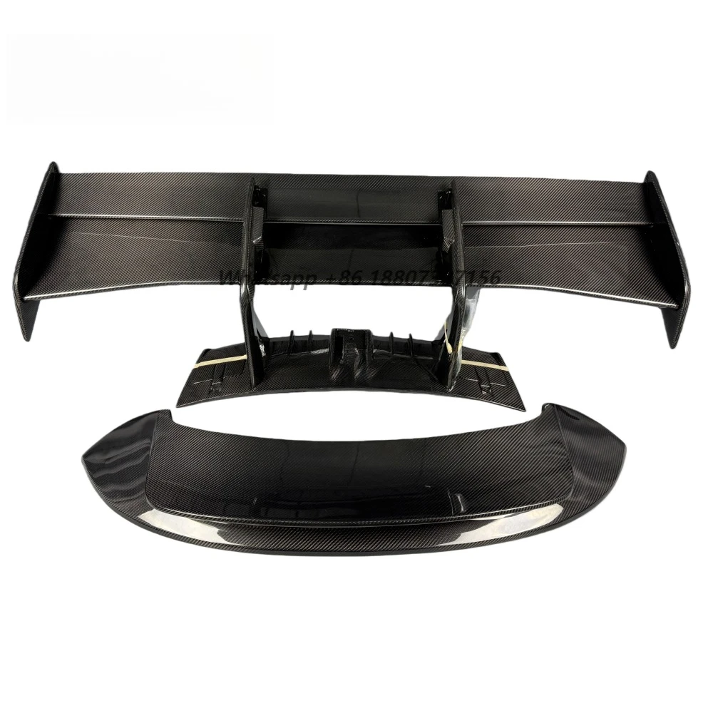 Quality Assurance Dry Carbon Fiber Upgrade to GT3RS Style Car Parts Truck Spoiler Rear Racing Wing