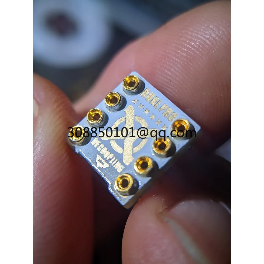 Dual op amp upgrade base decoupling op amp base, hifi base, gold-plated