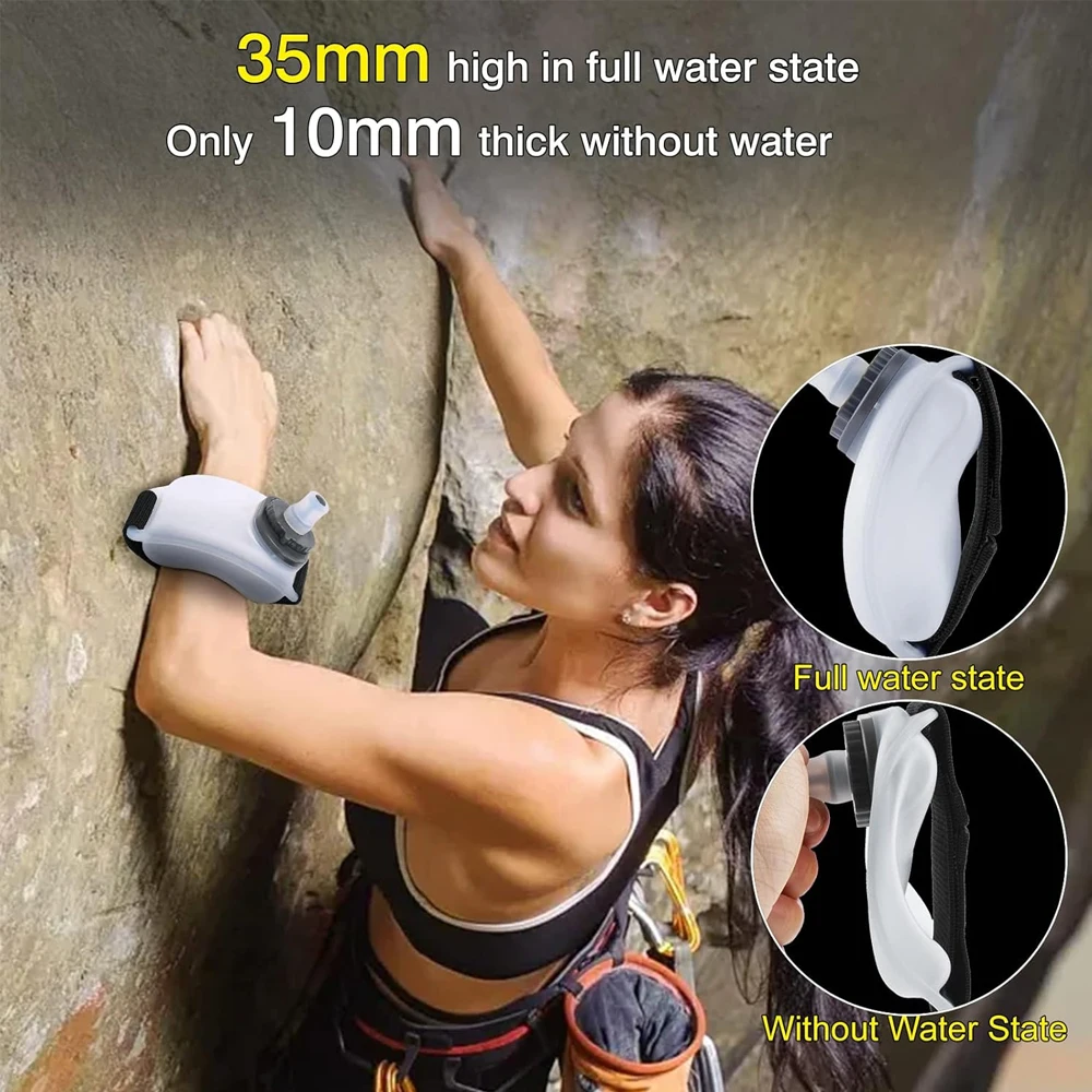 200ml Hands-Free Silicone Sport Water Bottle Wrist-Held Wearable for Running Cycling Climbing - Outdoor Activities - view 6