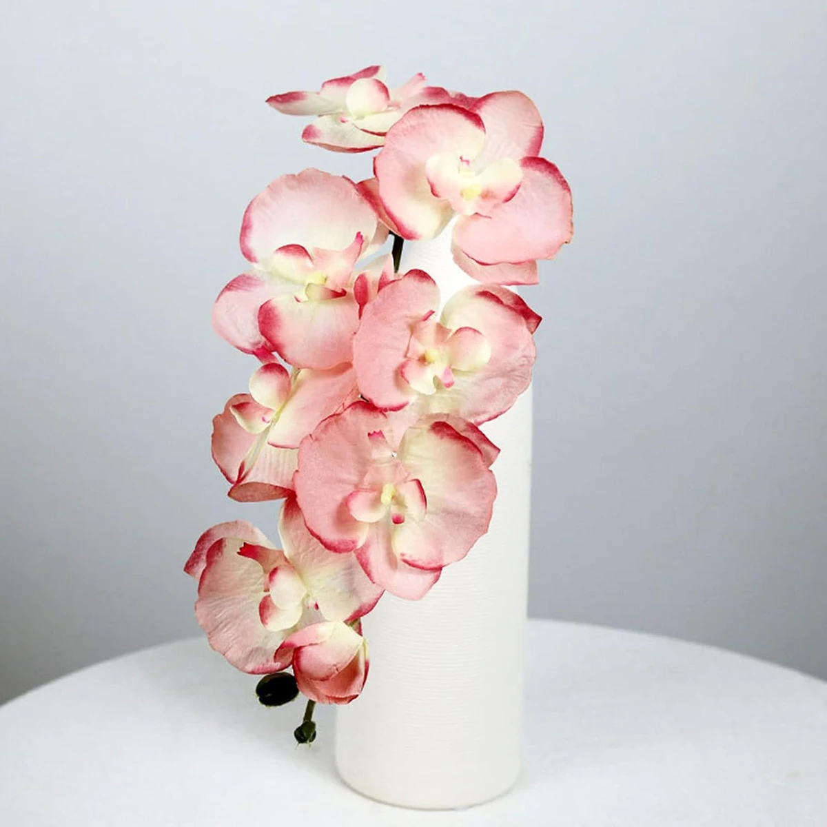 1/3 Stück 3D Künstliche Blumen Zweig Seiden-Schmetterlingsorchidee Heimdekoration für Vase und Tisch Hochzeit Outdoor Garten Brautstrauß Kranz Geschenk – Detail 18
