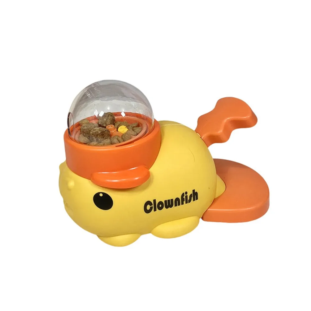 

Cartoon Fish Design Dog Automatic Feeder Intelligent Anti-slip Pet Feeder Toys Interactive Large Capacity Dog Slow Feeder
