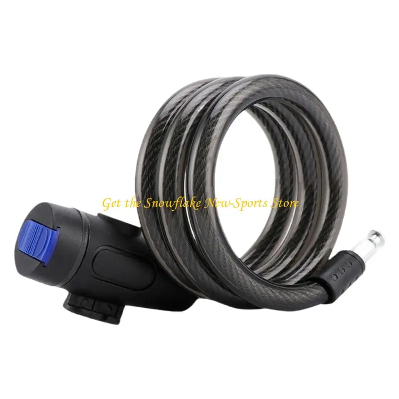 E56D Safety Padlock Road Bike Security Cable Lock for Commuters Enduring