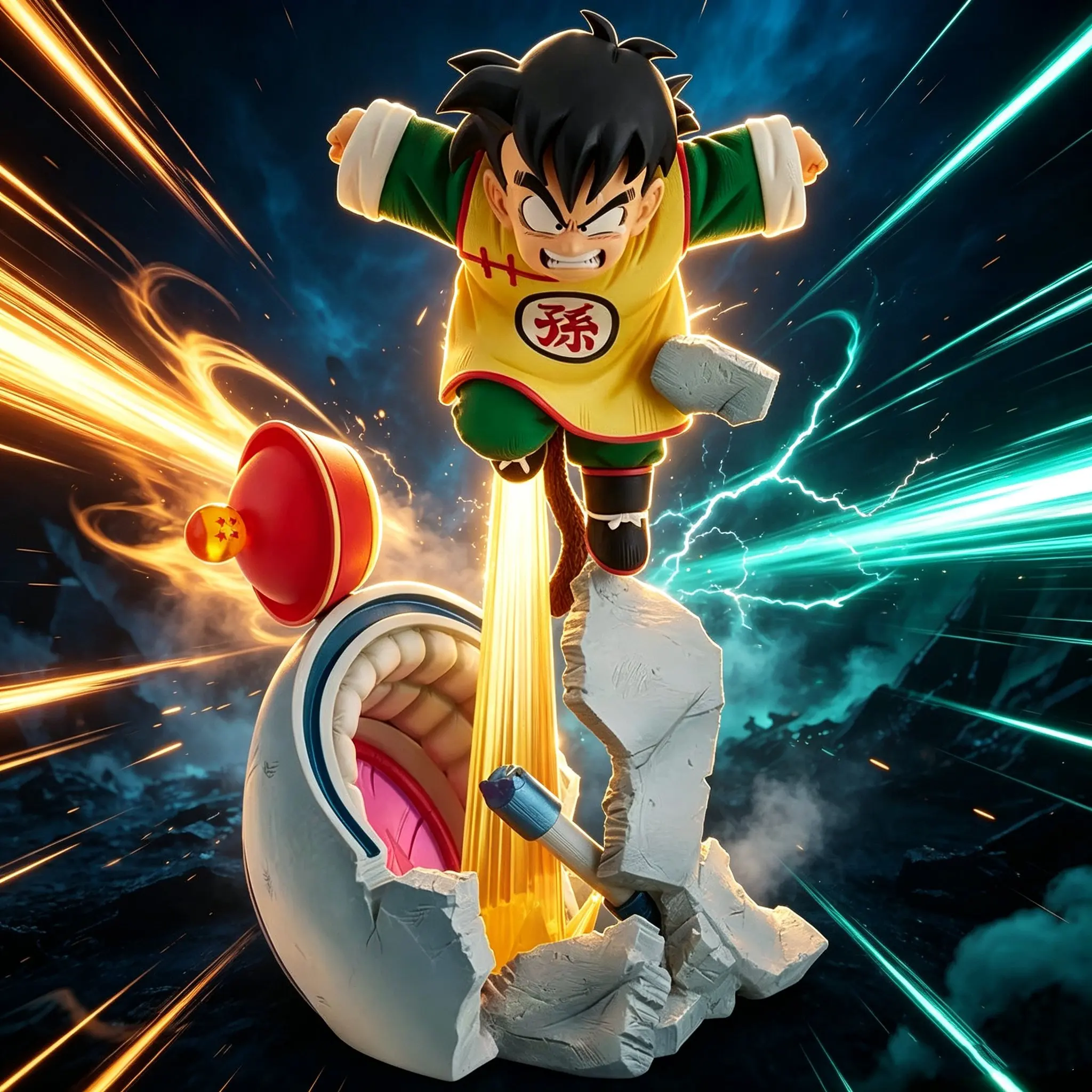 20.5cm/8.07in Anime Dragon Ball Z Gohan Figure DBZ Gohan Action Figures PVC Statue Collection Model Toys Gifts