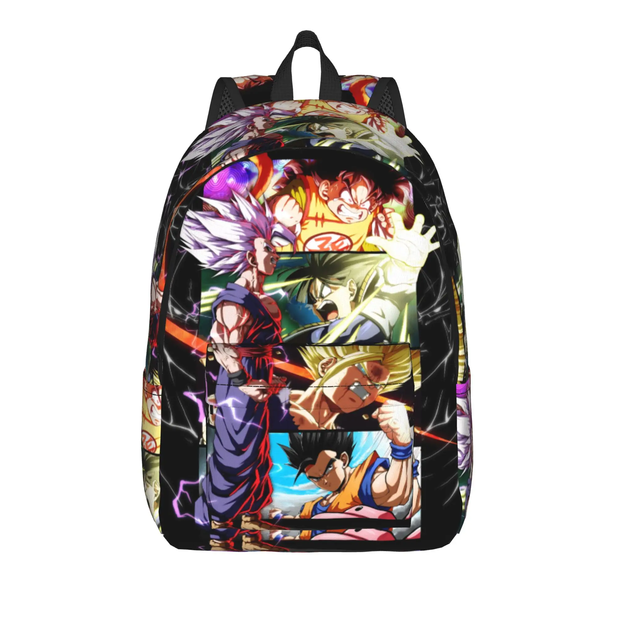 Fashion Dragon Ball Goku Backpack funko Mochilas Kawaii Camping Zipper Closure Rucksack