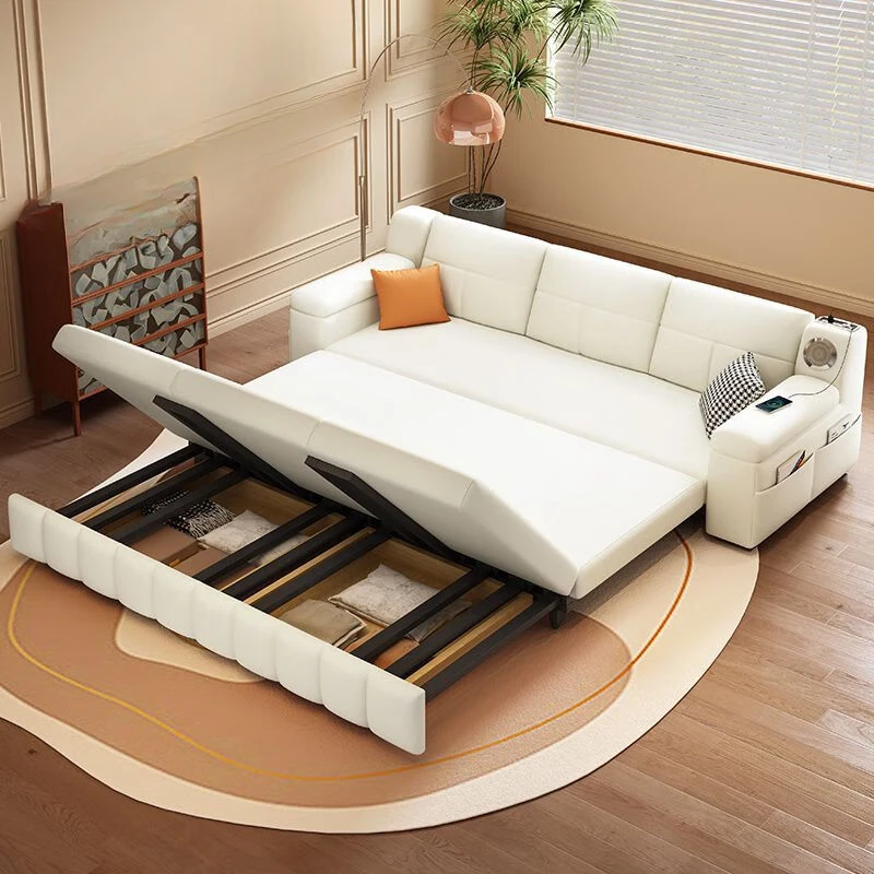 Sofabed sitting and lying dual-purpose foldable storage living room small apartment