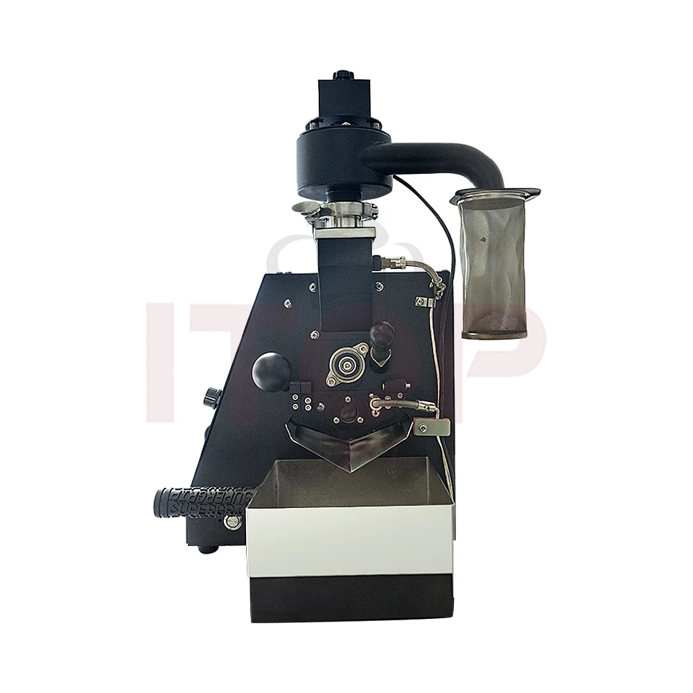 Small Desktop Coffee Bean Roaster 120r/min Drum Coffee Roaster Far infrared Electric Heating Coffee Bean Roasting Machine