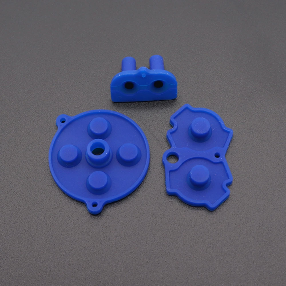 1 Juego de almohadillas conductoras de botón de goma GBA para teclado Game Boy Advance A-B d-pad botones de selección de inicio almohadillas conductoras