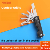 Nextool 10 In 1 Multifunction Unpack Knife Scissor Screwdriver Folding Fruit Camp EDC Tool Outdoor Survive Clip Sharp Cutter