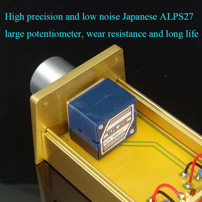 SUQIYA-Audio Fv3 Pré-amplificador Passivo de Alta Precisão Controlador de Volume Alps Tipo 27 Potenciômetro