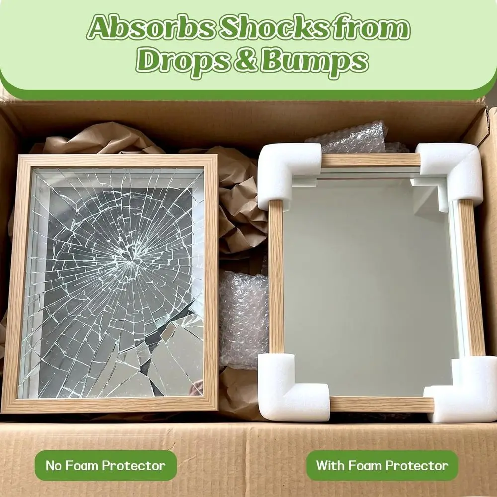 12pcs Angle Protection Foam Corner Protectors Protective Reusable Anti-Collision Packaging Angles Shockproof