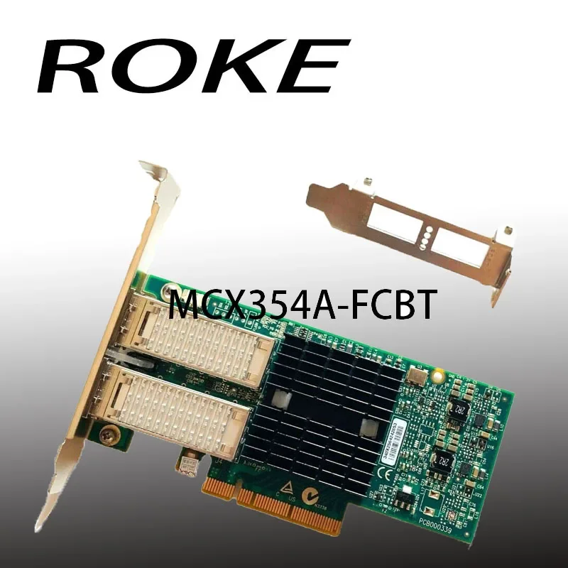 Mellanox ConnectX-3 CX354A Dual 40GbE QSFP - Flashed to MCX354A-FCBT