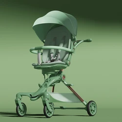 Lightweight Compact Shock Absorbing Durable Foldable Infant Buggy To Explore More As A Family 4 Wheel All-Terrain Stroller,