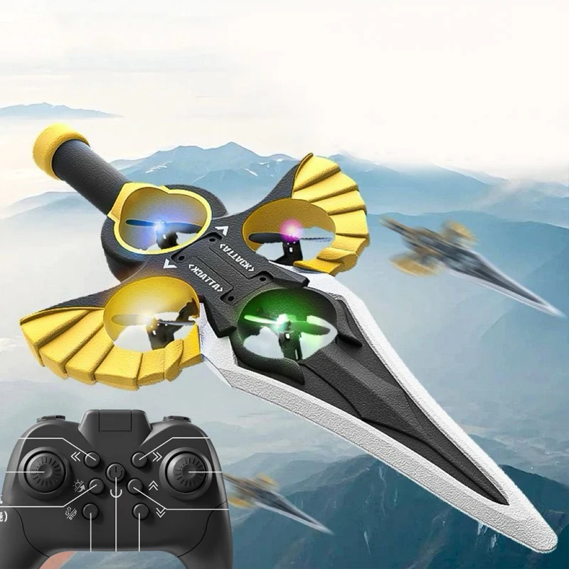 Outdoor Portable EDC Gesture Control Chinese Retro Foam Flying Sword Creative Gift Toy