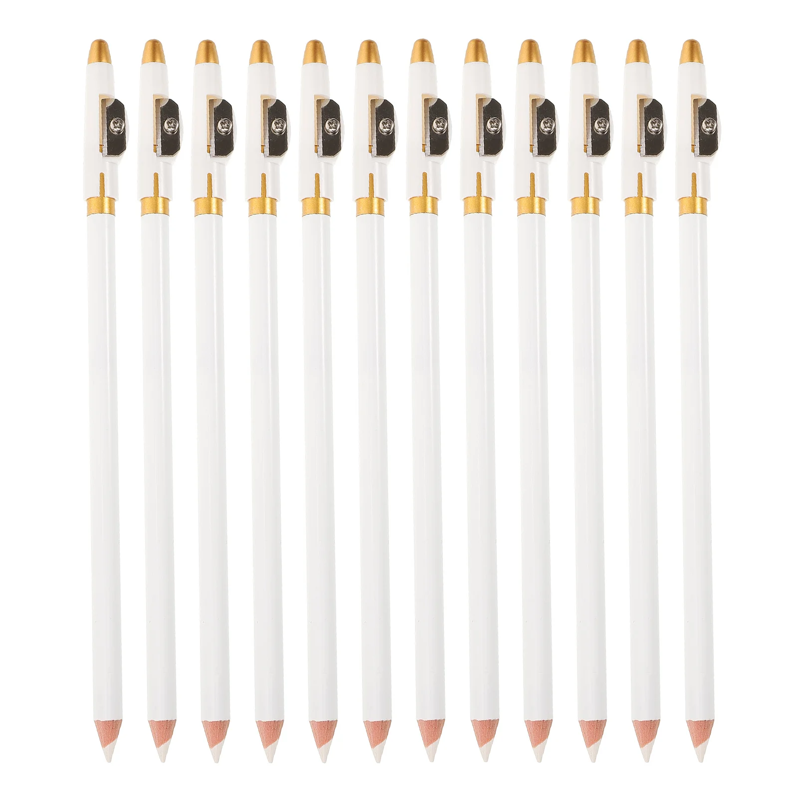 

12Pcs Wooden Eyebrow Pencil Set Waterproof -Lasting Eyebrow Makeup Pencils with Sharpener for Women